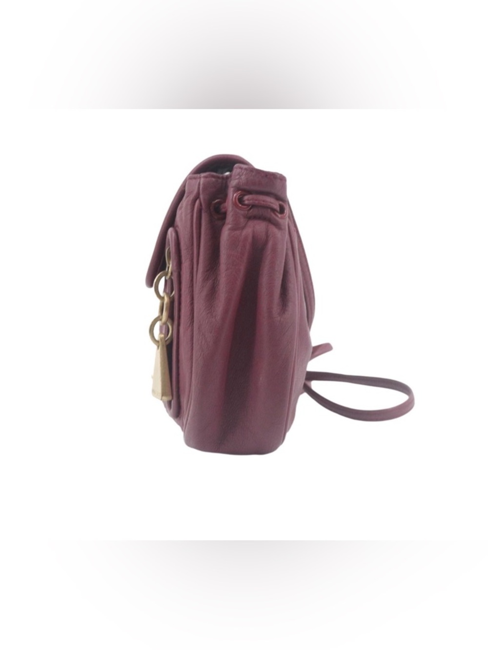 AUTHENTIC See by CHLOE Women’s Leather Crossbody Bag in Burgundy - Picture 4 of 7
